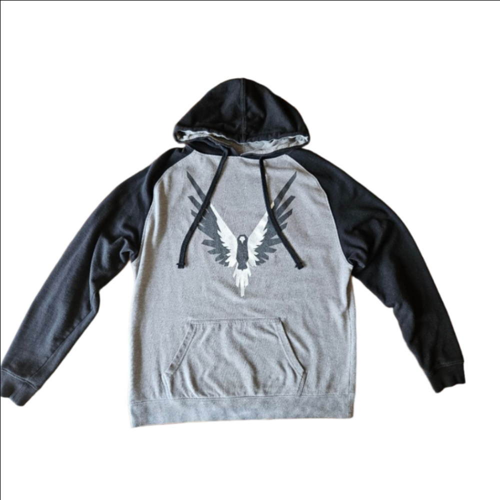 Unisex Maverick by Logan Paul Merch Hoodie Gray/Black Size S